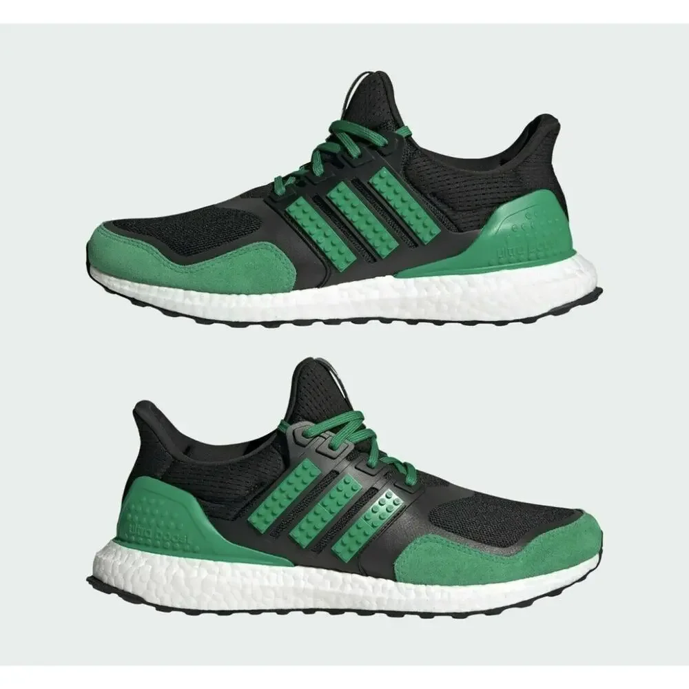 Adidas Ultraboost DNA x Lego Limited Rare Shoes Green Black Mens Size 9 NEW